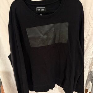 Pre loved Guess Black Crewneck Sweater